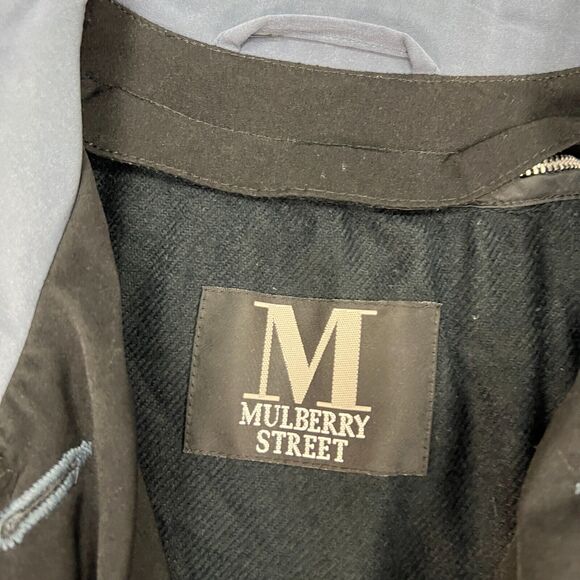 Vintage Mulberry Street Trench Coat Women L Large Overcast Removable Liner *READ - Picture 4 of 16